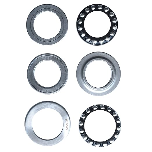 71yrmK1FN8L._SX522_ Nikavi BR18 Motorcycle Stainless Steel Fork Ball Racer Set with Balls Compatible for Bajaj Pulsar NS