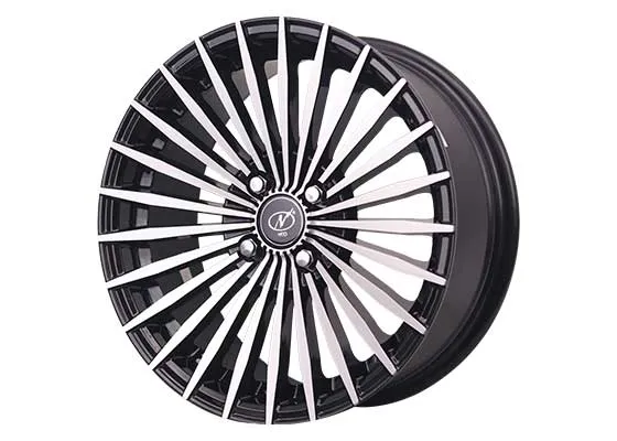 Neo 16" inches Alloy Wheel (Set of 4) | 4 Holes | 100 PCD | Black Machines SURYA