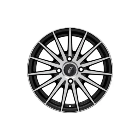 Uno Minda 17" inches Alloy Wheel - Wonder - Black - 4 Holes (Set of 4) - W1D165-000M00